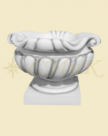 Фигурка (скульптура) ваза волна нов большая из бетона
